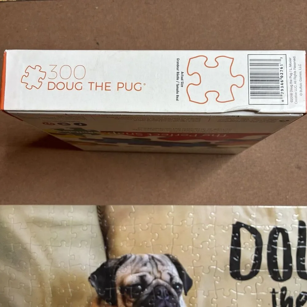 Doug the Pug Cheesy Cheese Puffs 300 Piece Jigsaw Puzzle 18